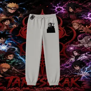 Pain nagato Naruto Anime Karakter Unisex Jogger Eşofman Altı Beyaz
