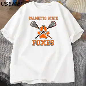 Palmetto Eyalet Tilkiler Oyunu TErkekler Rahat Kısa Kolluerkek tasarımcı kıya 3086