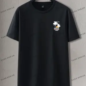 Palmiye  BASKISIZ Baskılı Oversize Kalıp Unisex T-shirt