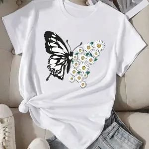 Pamuklu Papatya Kelebek Tasarım