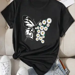 Pamuklu Papatya Kelebek Tasarım