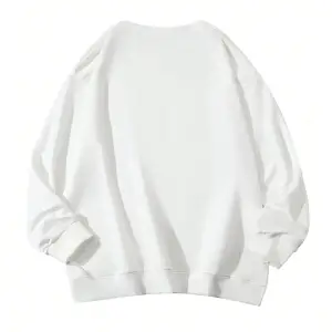 Panda Print Drop Shoulder Sweatshirt Beyaz