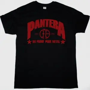 PANTERA 101 PROOF PURE METAL NEW BLACK T-SHIRT