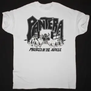 PANTERA PROJECTS IN THE JUNGLE NEW WHITE T-SHIRT