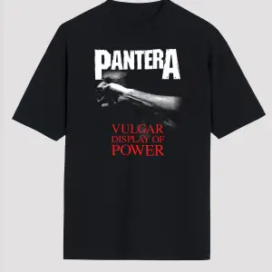 Pantera Siyah Unisex Oversize Tişört T-shirt
