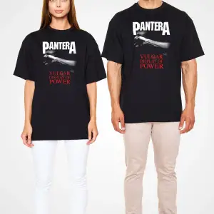 Pantera Siyah Unisex Oversize Tişört T-shirt