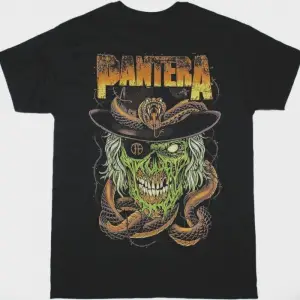 PANTERA SNAKE & SKULL NEW BLACK T-SHIRT