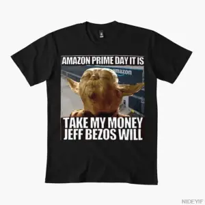 Para al jeff bezos will Erkekler ve Kadınlar için Tişört %100 Pamuklu Tişörtler Kısa Kollu Üs