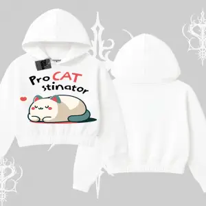 Paws Off Yazılı Kedi Baskılı Streetwear Biskilet Sweatshirt