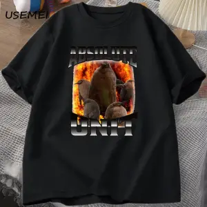 Pesto The Penguin Absolute Unit Tshirts Rap Fire Style Viral Meme Pop Culture Mens T-Shirt C 3008