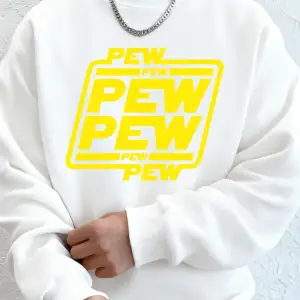Pew Pew Mektup Baskılı Erkek Sweatshirtleri Kışlık Oversize Kapüşonlu Üstler Spor Bisiklet Ya