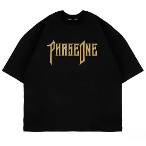 Phaseone Sırt Baskılı Beyaz Unisex Oversize