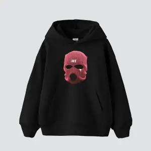 Pink Mask Baskılı Oversize Unisex Premium Beyaz