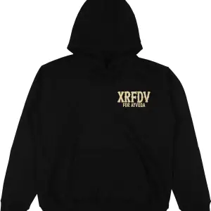 Pioneer Siyah Oversize Unisex Kapüşonlu Sweatshirt Hoodie