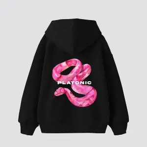 Platonic Baskılı Oversize Unisex Premium Beyaz