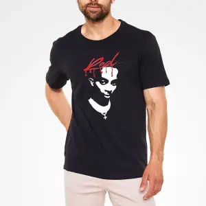 Playboi Carti Baskılı Unisex Beyaz Tişört