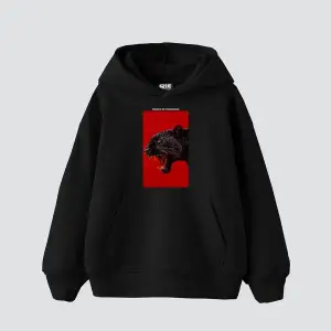 Power Of Darkness Baskılı Oversize Unisex Beyaz