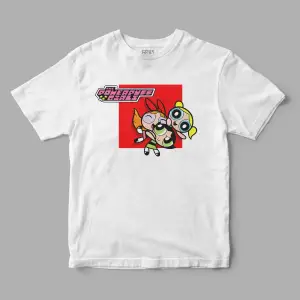 Powerpuff Girls Baskılı Tişört