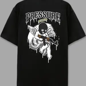 Pressure Beyaz Oversize Unisex T-shirt
