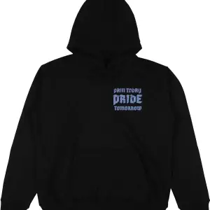 Pride Siyah Oversize Unisex Kapüşonlu Sweatshirt Hoodie