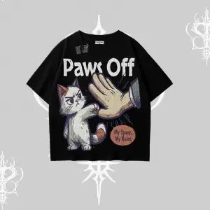 ProCATstinator Kedi Baskılı Kayık Yaka Tshirt