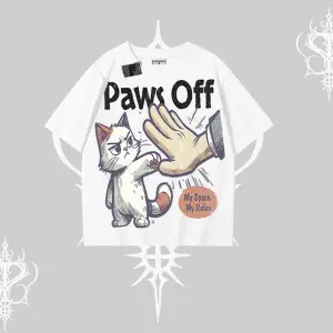 ProCATstinator Kedi Baskılı Oversize Tshirt