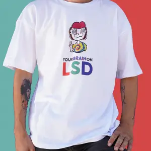 Psychedelic Lsd Oversize Tişört