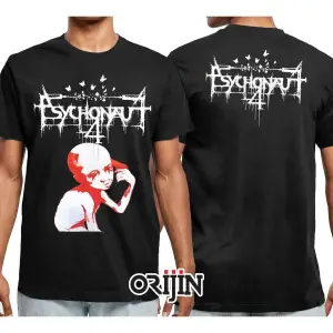 Psychonaut 4 Ön Arka Baskılı Unisex Siyah