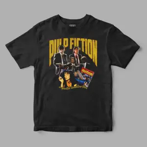 Pulp Fiction Retro Baskılı Tişört