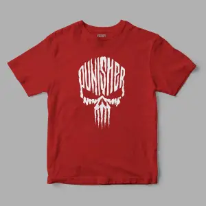 Punisher  Skull  Baskılı Tişört