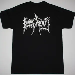 PUSCIFER LOGO NEW BLACK T-SHIRT ÖN VE ARAKA BASKILI