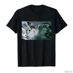 Rage Bait Aslan Düşünme Maymunu AI Bebek Meme T-shirt Erkekler Kadınlar Için % 100% Pamuk T S