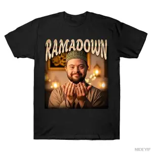 RAMADOWN MEME T-shirt Erkekler Kadınlar Için % 100% Pamuk T Shirt Kısa Kollu Üstler J28