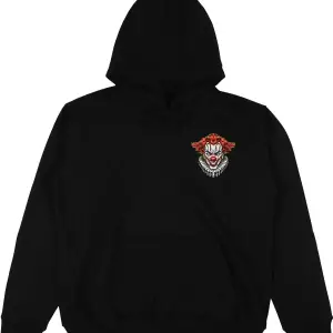 Real Fear Siyah Oversize Unisex Kapüşonlu Sweatshirt Hoodie