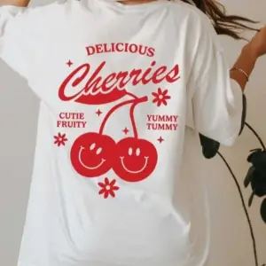 Red Cherry Bomb Oversize Unisex