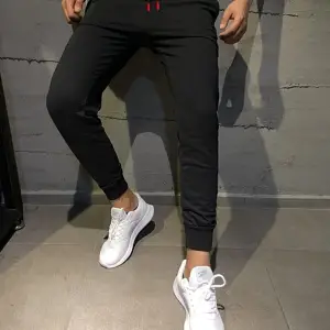 Relax family xf Erkek Siyah Yazlık Slim Fit Dar Kesim Jogger Eşofman Altı RLX044513