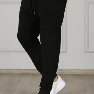Relax family xf Erkek Yazlık Siyah Jogger Eşofman Altı Dar Paça Slim Fit RLX044513