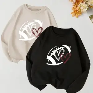 Renkli Biskilet Yaka Sweatshirt Çift Sevgili Kombinleri Couple Clothing