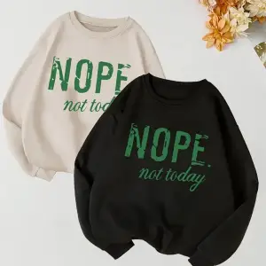 Renkli Biskilet Yaka Sweatshirt Çift Sevgili Kombinleri Couple Clothing