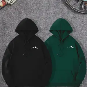 Renkli Kapşonlu Sweatshirt Çift Sevgili Kombinleri Couple Clothing