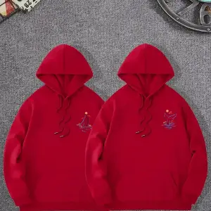 Renkli Kapşonlu Sweatshirt Çift Sevgili Kombinleri Couple Clothing