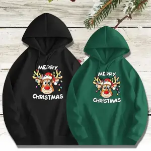 Renkli Kapşonlu Sweatshirt Çift Sevgili Kombinleri Couple Clothing