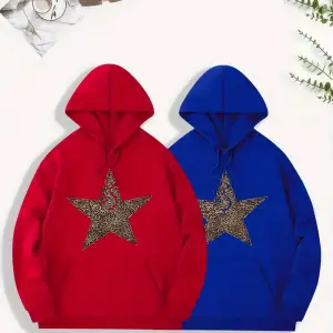Renkli Kapşonlu Sweatshirt Çift Sevgili Kombinleri Couple Clothing