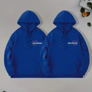 Renkli Kapşonlu Sweatshirt Çift Sevgili Kombinleri Couple Clothing