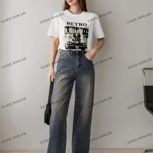 RETRO Baskılı Oversize Kalıp Unisex T-shirt