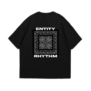 Rhythm Bandana Baskılı Oversize Unisex Beyaz
