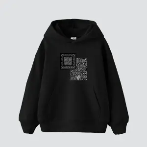 Rhythm Bandana Baskılı Oversize Unisex Beyaz