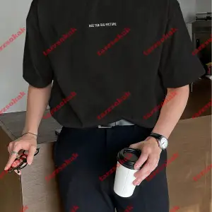 Rıver Erkek Nakış Işlemeli Oversize %100 Organik Pamuk Örme  Beyaz