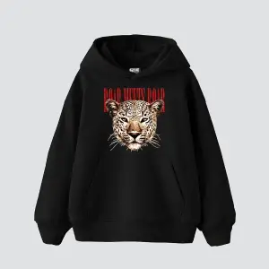 Roar Meets Baskılı Oversize Unisex Beyaz
