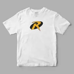 Robin Batman Gotham City Logo Baskılı Tişört